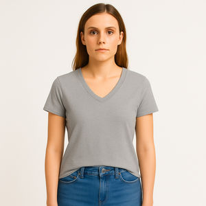 Venta al por mayor de camisetas de moda para mujer, camisetas de manga corta de verano en oferta, camisetas para mujer - Product Image 3