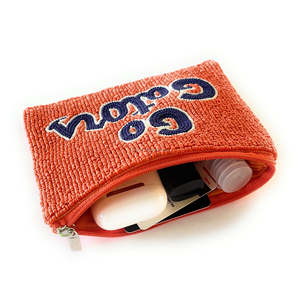 Bolso de mano tipo clutch multicolor de moda con cuentas hechas a mano, con cremallera y bordado personalizado, para regalos con temática deportiva, para jugadores, entrenadores, madres y viajes. - Product Image 5