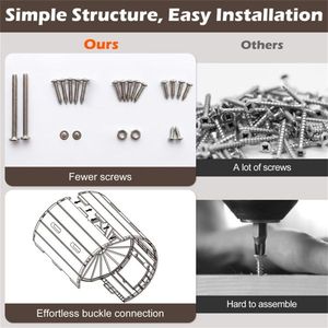 Composteur à double compartiment de 37,5 gallons, bac à compost rotatif à 360 degrés avec lames d'agitation, aérateurs de jardin, couleur noire - Product Image 4