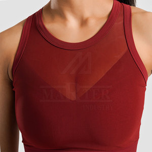 Sujetador Deportivo Ligero y Sencillo con Tirantes Cruzados, Soporte Ligero, Tela Transpirable Ecológica para Entrenamiento y Running para Mujer - Product Image 6