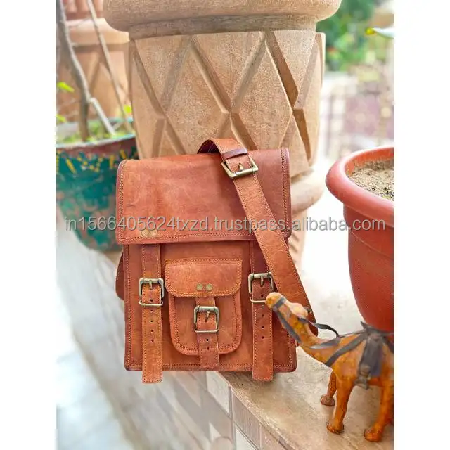 Bolsa de estilingue casual feminina multiuso de couro genuíno e lona natural exterior e interior, melhor coleção