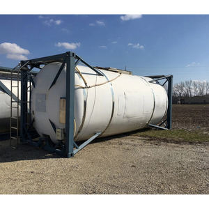 Contenedor de acero inoxidable de gran capacidad para almacenamiento de productos químicos líquidos a granel y transporte de carga internacional - Product Image 2