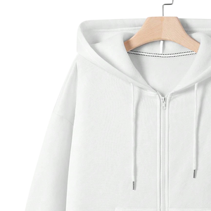 Sweat à capuche zippé pour homme, hiver, manches longues, décontracté, avec poches avant, poignets et ourlet côtelés, doux, chaud, streetwear, uni, lavable en machine - Product Image 3