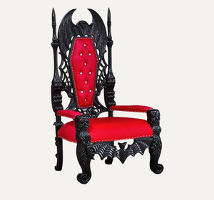 เก้าอี้บัลลังก์สไตล์โกธิคโบราณ งานแฮนด์เมด ทนทาน หรูหรา เหมาะสำหรับใช้ในโรงแรมและอพาร์ตเมนต์ - Product Image 2