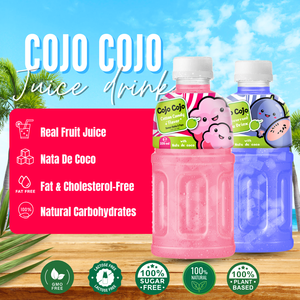Cojo mejor oferta al por mayor 320ml Nata De Coco bebida con sabor a algodón de azúcar jugo de frutas y verduras OEM ODM fabricante - Product Image 6