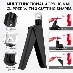 Ensemble de coupe-ongles en acier inoxydable UBI 4-en-1 - Durable et portable pour la manucure et la pédicure (Logo/emballage personnalisable) - Product Image 5