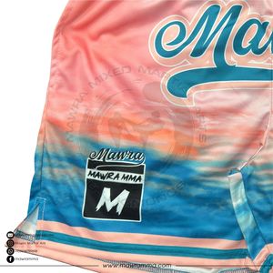Shorts de playa de malla personalizados para hombre, sublimados con estampado Sky Print, shorts de baño de secado rápido para verano, shorts de entrenamiento para gimnasio, unisex. - Product Image 6