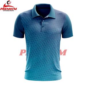 Camiseta Polo de Manga Corta Sublimada con Patrón Sólido, Camisetas Polo Sublimadas a la Moda, Logotipo Bordado Personalizado al por Mayor - Product Image 2