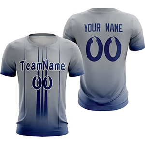 เสื้อฟุตบอลอเมริกันสำหรับผู้ชาย สไตล์ทีมแบบกำหนดเอง ระบายอากาศได้ดี เหมาะสำหรับการฝึกซ้อมและการแข่งขัน ให้ความสบายในการเล่นกีฬา - Product Image 1