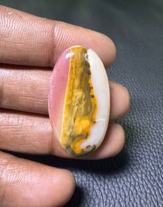 Gemas de Mookaite Natural, Corte Ovalado, Pulido Liso, 39 Quilates, Gema Suelta para Joyería, de Rajasthan - Product Image 4