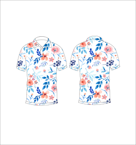 Polo pour homme à imprimé floral, décontracté, manches courtes, respirant, tendance, pour le golf - Product Image 6