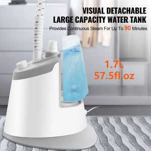"Vertical Standing <b>Steamer</b> with Foldable Hanger 0.5-Gallon Water Tank 90-Minute Continuous Steaming Heats in 45 Secs US Plug" - Product Image 3