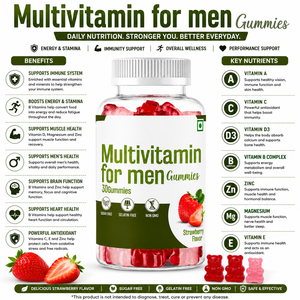 Gomitas Multivitamínicas OEM para Hombres, Mujeres y Adultos, Suplemento Diario Completo para la Salud con Vitamina C, D3, Complejo B y Zinc - Product Image 4