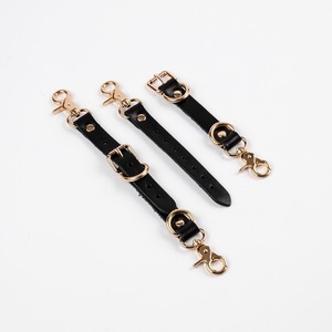 Ceinture de taille en cuir véritable, harnais de cuisse, harnais de corps punk réglable pour femme, jarretière à anneaux pour jambe RTTS-0069 - Product Image 5