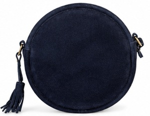 Sac bandoulière Gravs Premium en cuir suédé style bohème vintage pour femme, sac à bandoulière géométrique avec chaîne réglable et pompon, fermeture éclair - Product Image 2