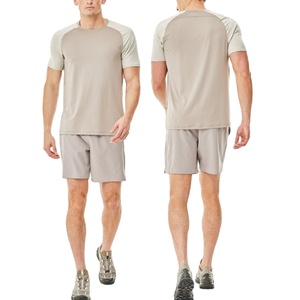 Ropa Deportiva de Verano para Hombre, Tallas Grandes, Secado Rápido, Transpirable, con Estampado por Transferencia de Calor, Poliéster/Algodón, para Correr - Product Image 1