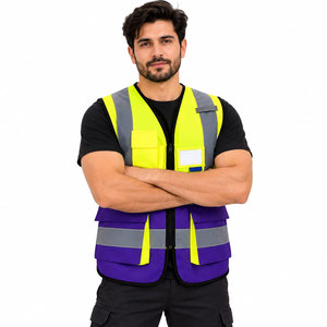 Chaleco de Seguridad Reflectante con Tiras, Chaleco de Protección Personal para la Construcción, Alta Visibilidad, Seguridad Laboral, Alta Resistencia - Product Image 2