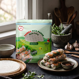 Vietnamese Rice <b>Paper</b> for Fresh Spring <b>Rolls</b> – FSSC, HALAL, ISO, HACCP Certified Manufacturer, Worldwide Export - Product Image 1