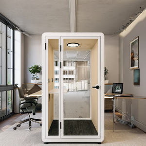 Cabina Telefónica Acústica para Oficina Solo Plus HIPOD, Cabinas de Reuniones Modernas para Oficina con Excelente Aislamiento Acústico - Product Image 1
