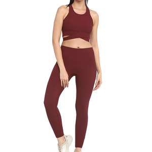 Customized Color Premium Quality Women Yoga Sets Wholesale Women Yoga Sets Customized Logo Women Yoga Sets - Product Image 1
