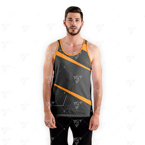 Gilet de course sans manches pour homme, sportif, sans coutures, à séchage rapide, respirant, léger, pour athlétisme et marathon, 100% - Product Image 3