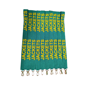 JACKETS Correa para bolso con cuentas - Atlanta Braves/Georgia Tech |   Cadena de Espíritu Universitario al por Mayor |   Accesorio Personalizado para Equipos OEM - Product Image 1