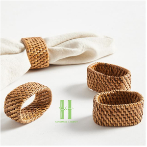 Hot Design Eco-Friendly Round Rattan Napkin Rings Boho Wicker <b>Placemat</b> Woven <b>Placemat</b> <b>for</b> <b>Table</b> Decoration From HNH CRAFT - Product Image 1