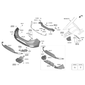 Pièces et accessoires automobiles et camionnettes neuves Elantra, côté gauche 92405F2500 - Product Image 2