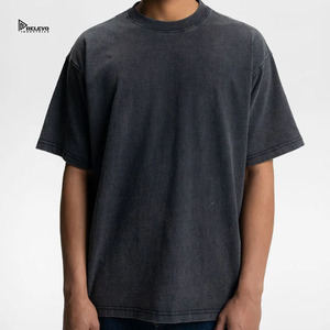 T-shirt en jersey unisexe surdimensionné et ample, coupe décontractée, haut d'été respirant et à séchage rapide, 100 % coton, manches courtes - Product Image 4