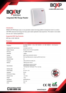 Lector RFID de Rango Medio Integrado BR05M - Product Image 6