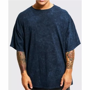 Camiseta para hombre, camiseta de algodón extragrande para hombre, camiseta vintage lavada, camiseta informal de verano de manga corta, camiseta holgada - Product Image 2