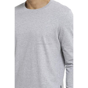 Camiseta de Manga Larga para Hombre, Ajustada, de Alta Calidad, Nueva, para Verano, Tejido de Punto, Venta al Por Mayor - Product Image 4