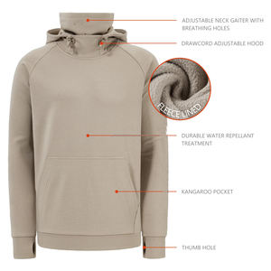 Nueva Sudadera con Capucha y Pasamontañas Integrado, de Doble Capa, Transpirable, con Estampado, para Clima Frío, de Alta Calidad y a la Moda - Product Image 6