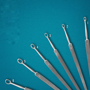 Curettes auriculaires de qualité supérieure en acier inoxydable, instruments ORL pour l'élimination du cérumen - Product Image 2