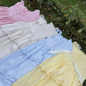 Robe longue sexy pour femme à manches courtes, unie et simple, taille naturelle, en soie, alliant parfaitement élégance, confort et décontracté - Product Image 5