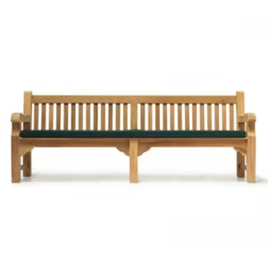 Outdoor Furniture Chair With <b>Padded</b> <b>Foam</b> Seat And Sturdy Legs Made Of Teak Wood - Product Image 3