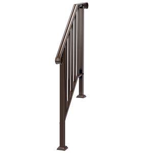 Corrimano in Ferro a 2 Gradini per Esterni, Eleganti Componenti per Scale da Esterno - Product Image 2