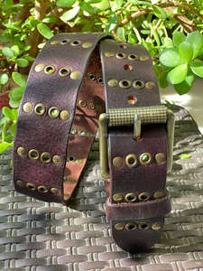 New Stylish and Casual Handmade <b>Real</b> Genuine <b>Leather</b> Classic <b>Men's</b> <b>Belt</b> Personalized Full Grain Distressed <b>Real</b> <b>Leather</b> <b>Men</b> <b>Belt</b> - Product Image 2