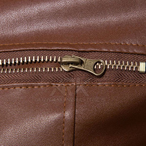 Veste d'hiver en cuir pour homme, automne-hiver, meilleure qualité, veste en cuir véritable pour homme - Product Image 6