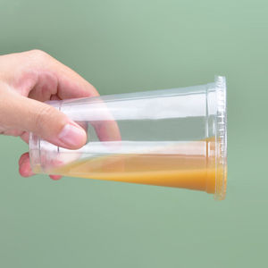 Wholesale 12oz 16oz Clear Party Takeaway Dessert PET Clear Bubble <b>Plastic</b> <b>Cup</b> Yogurt Smoothie <b>Cups</b> With Lid - Product Image 6