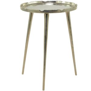 Mesa Auxiliar de Acero Resistente con Estructura Robusta para Oficina, Recepción o Sala de Espera - Product Image 2