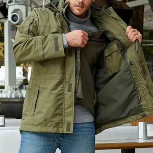 Chaquetas y abrigos de invierno para hombre, ropa de abrigo, cortavientos para hombre, parkas casuales gruesas y cálidas para hombre, abrigo y chaqueta. - Product Image 1