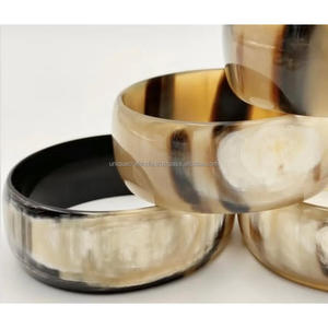 Acoplador de Borde Clásico AuraHorn de Cuerno de Búfalo Pulido con Acabado Transparente, Unión Artística de Borde, Suministro de Diseño Premium, Forma Personalizada - Product Image 2