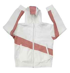 Custom Men's Solid Nylon Windbreaker Tracksuit Set Full <b>Zip</b> <b>Hooded</b> Jacket Track Pants Lightweight Breathable Sportswear OEM ODM - Product Image 3