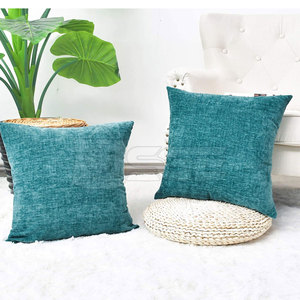 Fundas de Almohada Cuadradas Teñidas de Alta Calidad, Ecológicas, de Poliéster y Algodón, Superficie Suave, Tamaños Completos para Uso en Hogar, Hotel y Habitaciones - Product Image 3