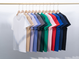 เสื้อยืดคอตตอนโอเวอร์ไซส์สำหรับผู้ชาย เนื้อผ้าหนา คุณภาพสูง เสื้อยืดเปล่าสไตล์สตรีทแวร์ พิมพ์โลโก้ได้ตามต้องการ เสื้อยืดสตรีทแวร์ - Product Image 6