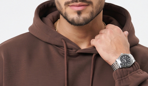 Ensemble de survêtement décontracté pour homme en molleton 100% coton, comprenant un sweat à capuche à manches longues avec cordon de serrage à la taille et un pantalon large - Product Image 5