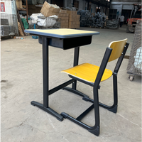 Meubles scolaires, bureau et chaise individuels pour enfants, ensemble de table et de chaise scolaire pour les élèves, salle de classe