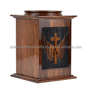 Handmade Wooden Urn <b>Box</b> <b>For</b> Human <b>Ashes</b> Funeral Cremation Urns <b>For</b> Male and Female High Quality Urns - Product Image 3