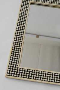Best Quality Modern <b>Wood</b> & Bone Inlay Eco-Friendly <b>Bathroom</b> <b>Mirror</b> Floor Standing with Best Price - Product Image 2